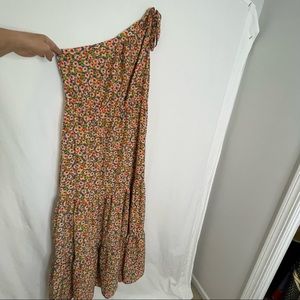 SHEIN one shoulder floral dress. Never worn. Size XL